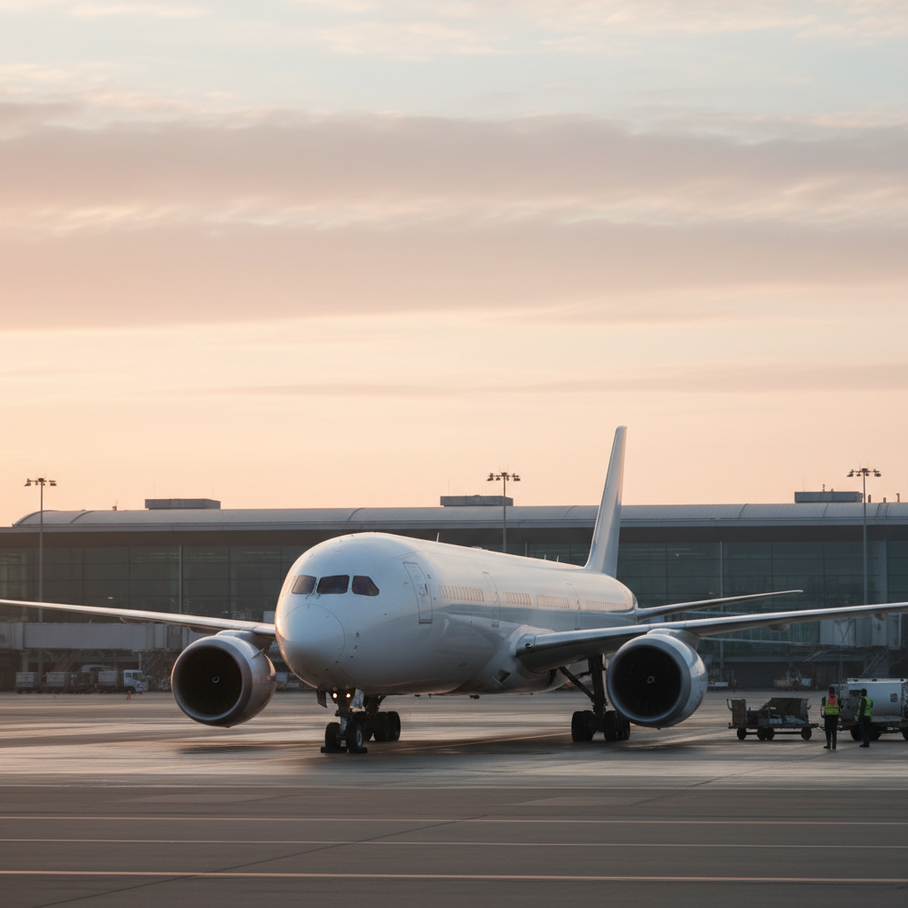 Passagerarplan på flygplats — flygbolaget Turkish Airlines